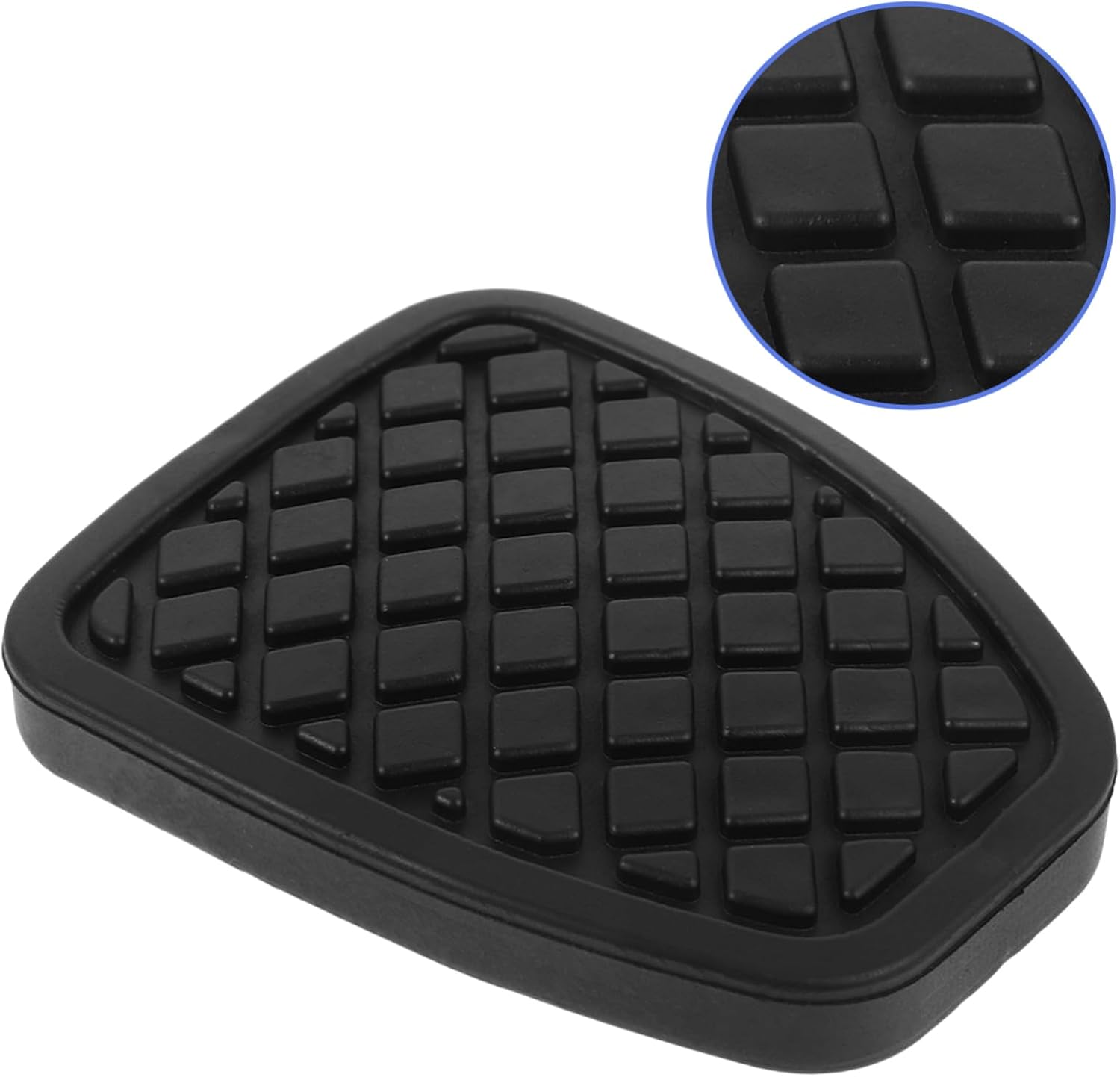 Mikinona 2pcs Rubber Clutch Pedal Covers and Brake Pad Easy to Install Non- Auto Accessories for Enhanced Grip and Stability Car Models