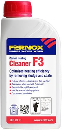 FERNOX F3 CENTRAL HEATING CLEANER by Fernox
