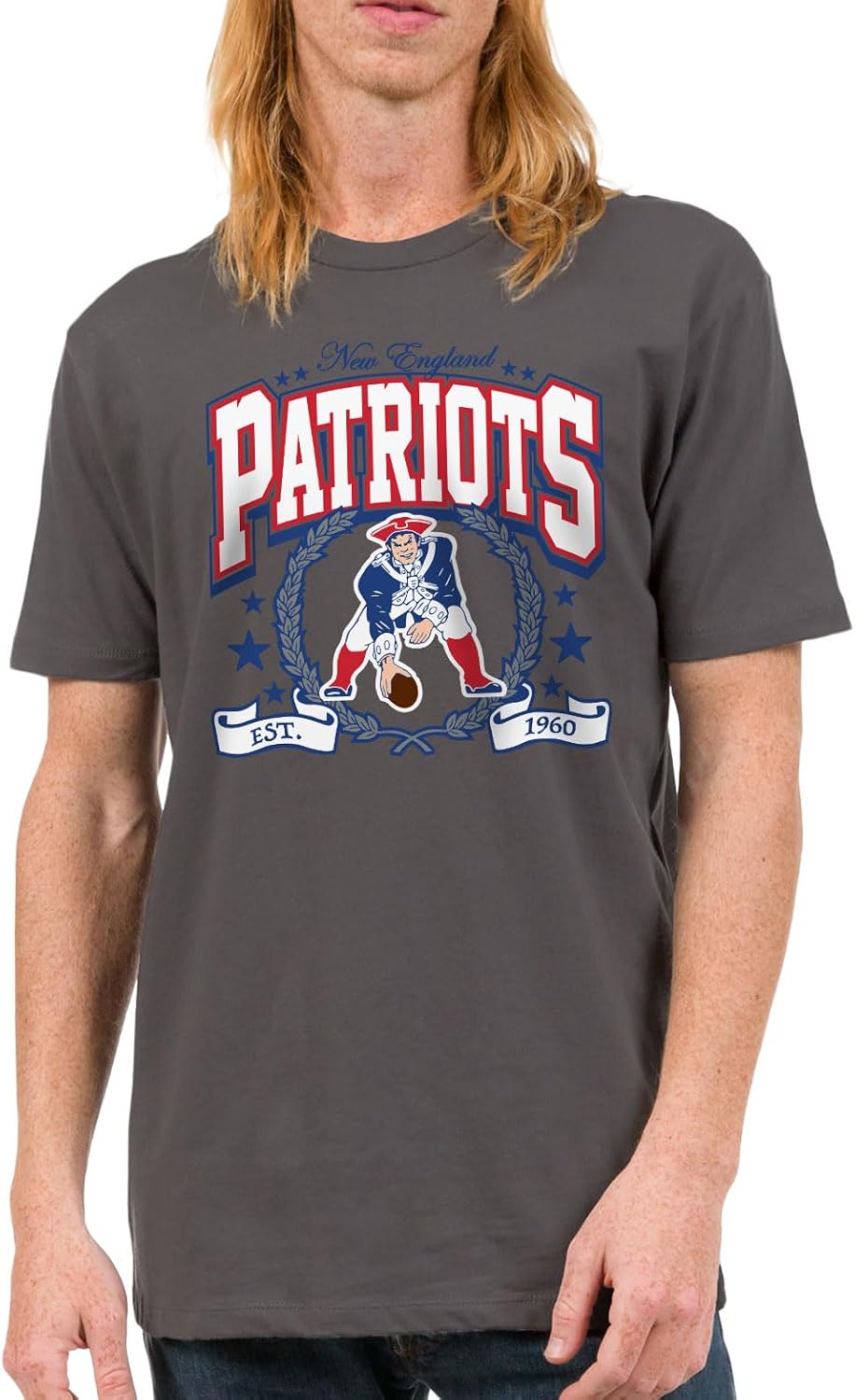 Junk Food Unisex Adult NFL Prep Short Sleeve T-Shirt