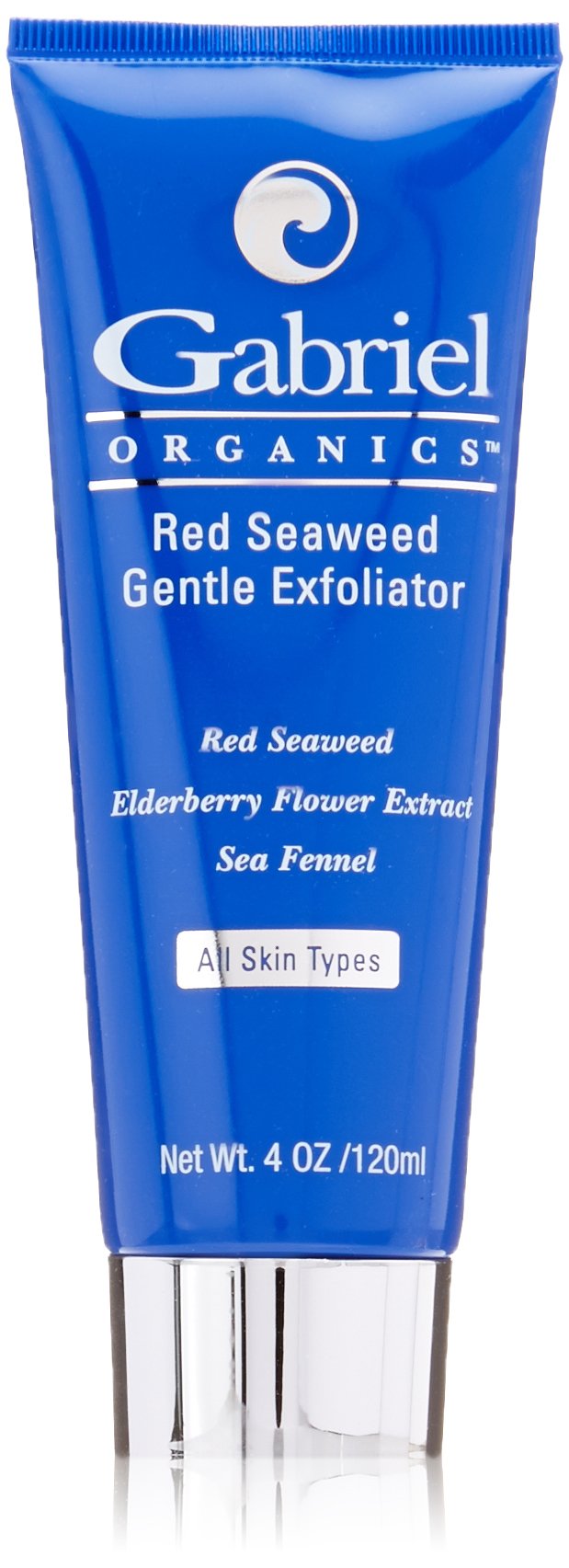 Gabriel Gentle Exfoliator, Natural, Paraben Free, Vegan, Cruelty-free, Non GMO, Infused with Red Seaweed enriched with Vitamin E to gently exfoliate skin, 4 oz.