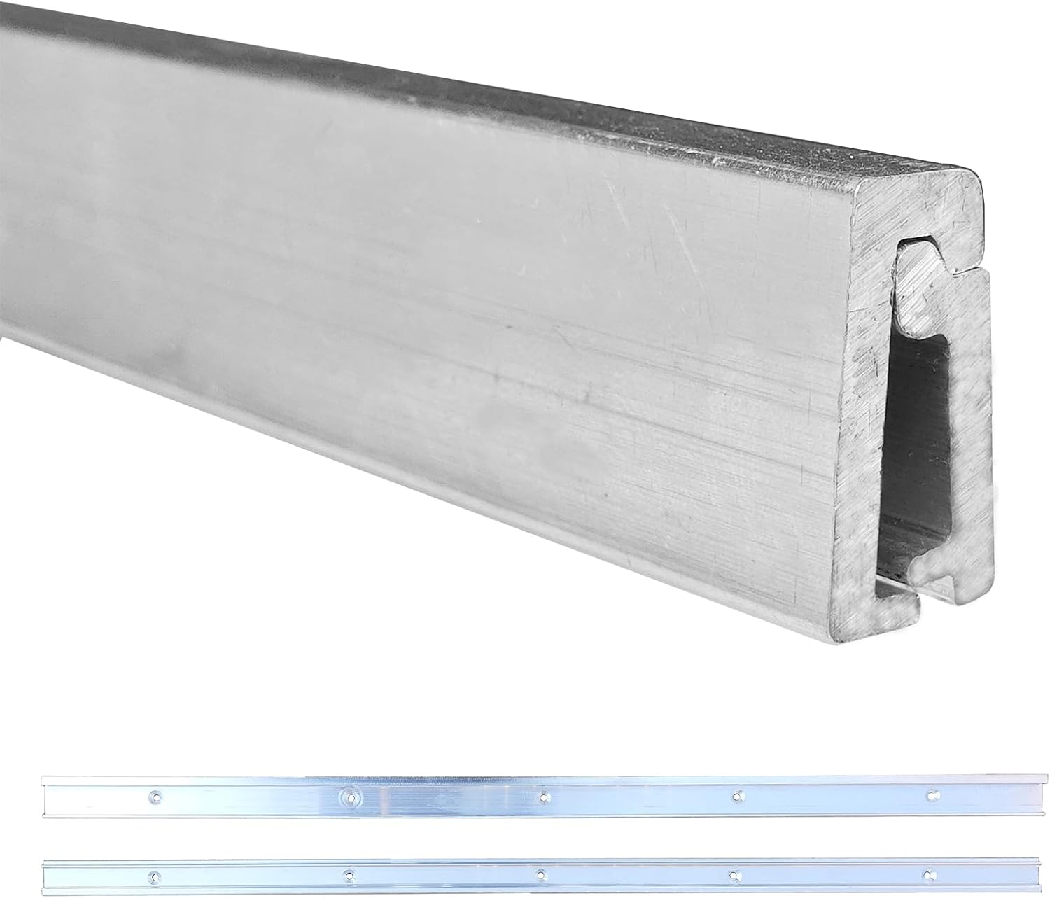 RV Dinette Table Mount, Aluminum Alloy Support Trim Mill Finish for Sliding Table, Table Side Support Replacement Fitting 25" Length 25“