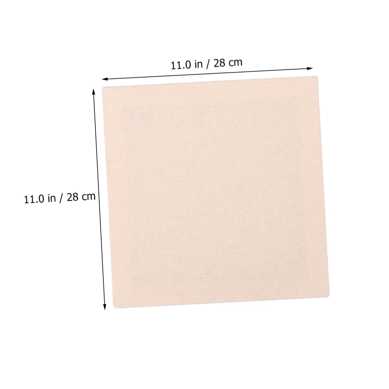 KONTONTY Embroider Your Way 2pcs Stamp Embroidery Material Safe Durable Fabrics 28x28cm