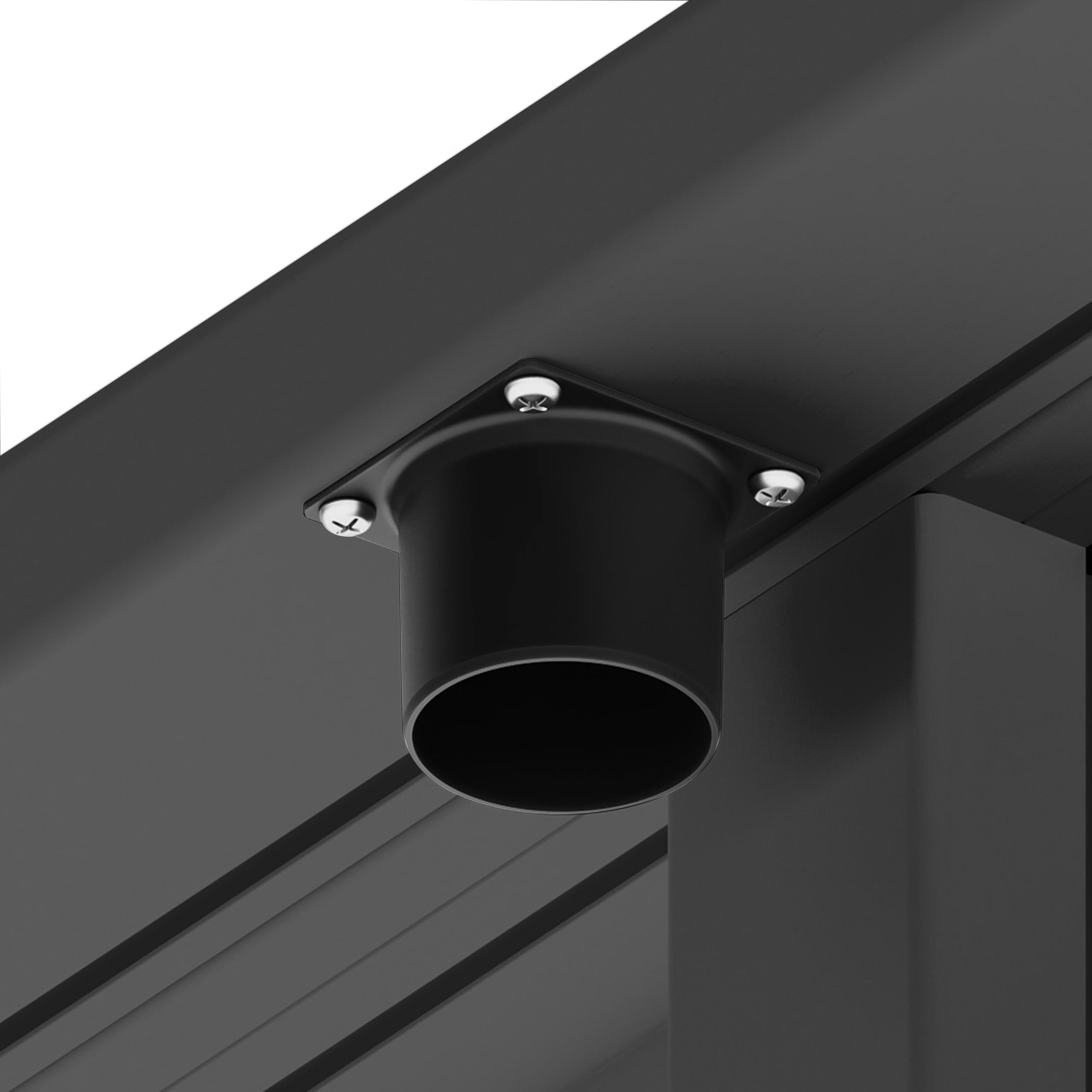 GFP Carport 2,85x5,05m Abri Voiture en Aluminium Anthracite Abri Individuel Voiture