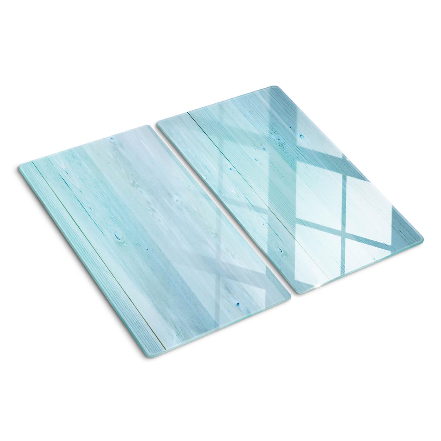 Protège-plan de travail verre moderne 30x52 cm contact alimentaire