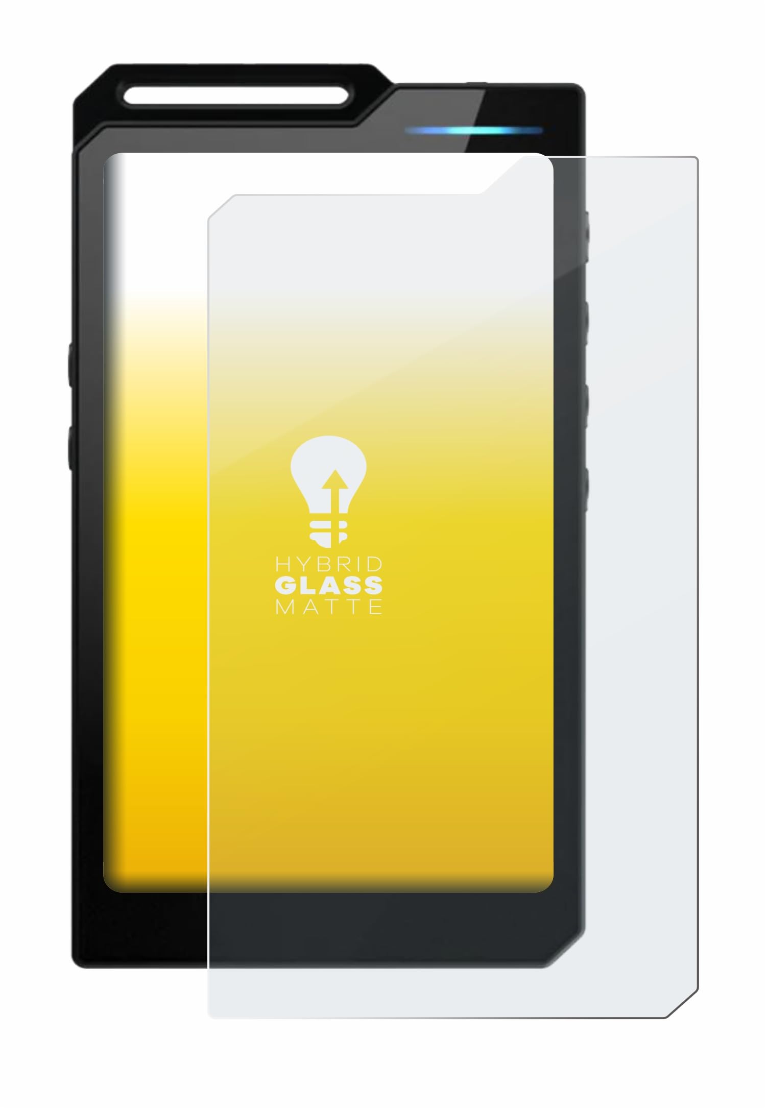 upscreen Matte Screen Protector Glass Film Compatible with Hiby R4 - Anti-Glare, Anti-Fingerprint, 9H Glass Protection