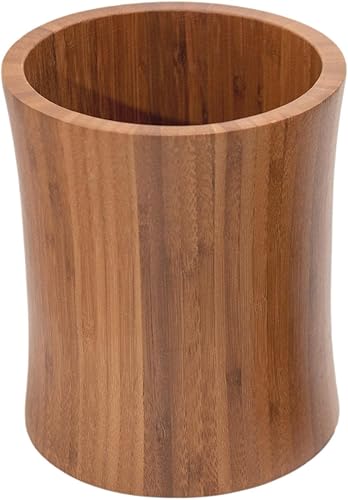 The Pretty Turtle Soporte para utensilios de cocina de bambú (caramelizado grande)