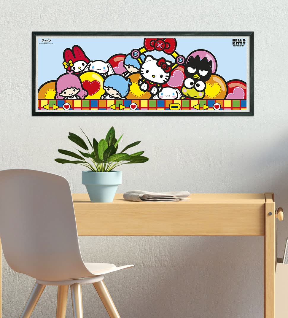 Clementoni Hello Kitty Puzzle 1000 Piezas – Diseño Sanrio Exclusivo Para Coleccionistas, Imagen HD Y Materiales Sostenibles, 70x50 Cm