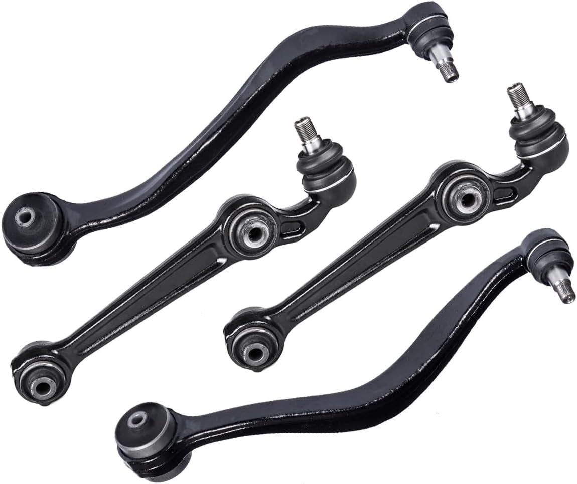 4PCS Front Suspension Kit Compatible With 03-07 Ma-zda 6 (Naturally Aspirated),06 Fo-rd Fusion,Lin-coln MKZ,Mer-cury Milan Front Lower Control Arm And Ball Joint AUQDD K620815 x2 K620492 K620493