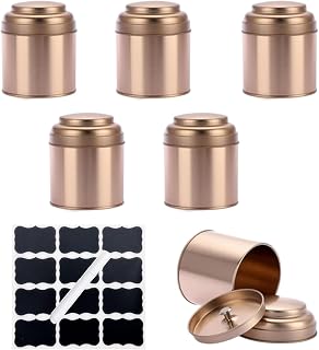 Bulk Tea Storage Container with Lid Tinplate Rustproof Food Grade Metal Organiser Food Grade Teas Storage with Seal