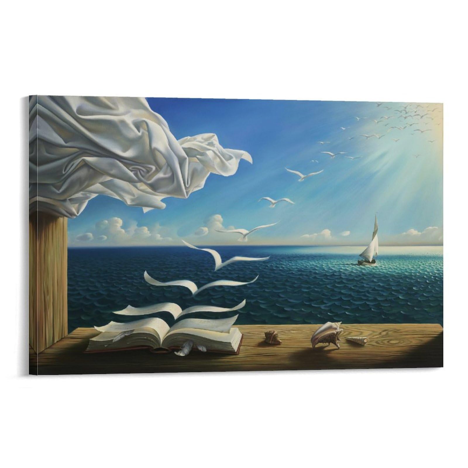 Salvador Dali Wall Art Prints 《The Enigma Of Desire》 Poster Canvas Wall Art Poster Decorative Modern Home Print Picture Artworks Posters 12x18inch(30x45cm)