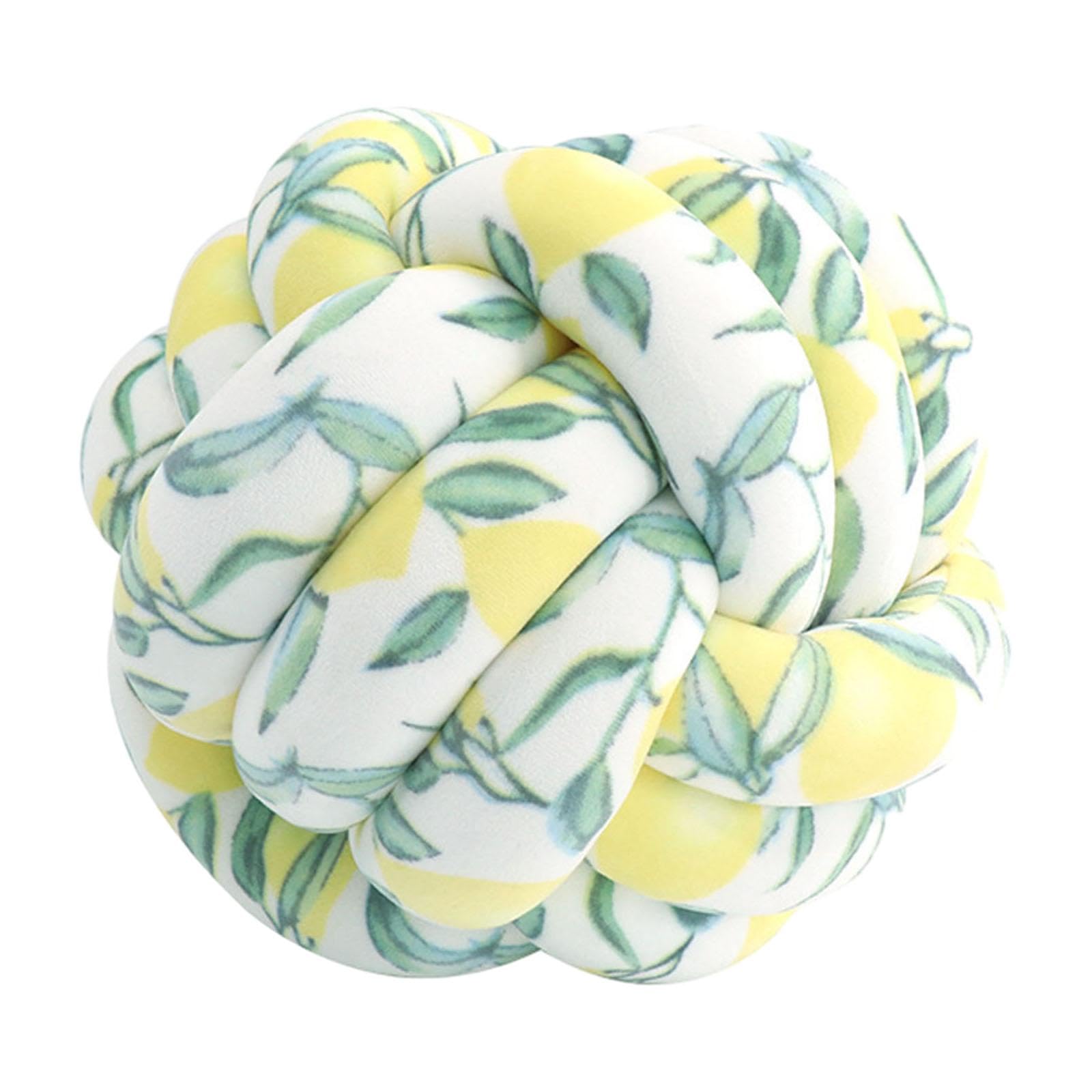 Knot Pillow Ball Thick Comfortable Knotted Pillows for Living Room Home Sofa Colorful-image-31