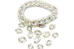Conbay Acrylic Chain Rings: Elevate Your Jewelry Creations with 100Pcs of Vibrant...