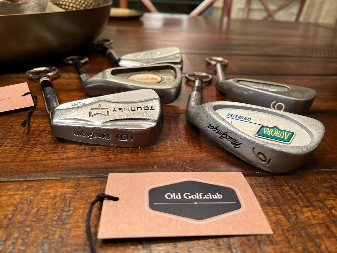 Iron Bottle Opener, Old Golf Club Six Year Wedding Anniversaries Gift American Made Premium Repurpose Golf Club Beer Bottle opener for Golf Lovers, Valentine's Day 6 Iron Made in USA