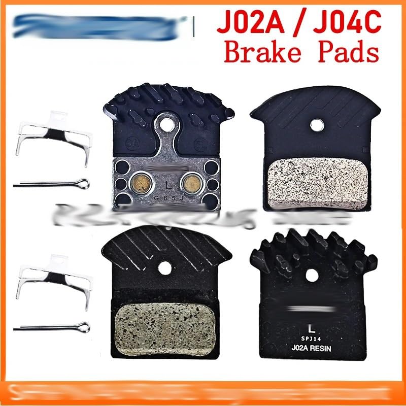 Rowerowa żywica metalowa podkładka do hamulców tarczowych Ice Tech chłodząca płetwa kompatybilna z M9000 M987 M985 M8000 M785 M675 M666 M615 S700 części rowerowe (J04C 2 pary)
