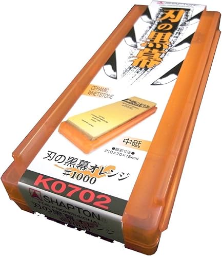 Miniatura 2 de SHAPTON Ha No Kuromaku - Piedra de afilar de cerámica (F-set) grano medio (#1000) + grano fino (# 5000) + grano fino (# 8000) + grano ultra fino