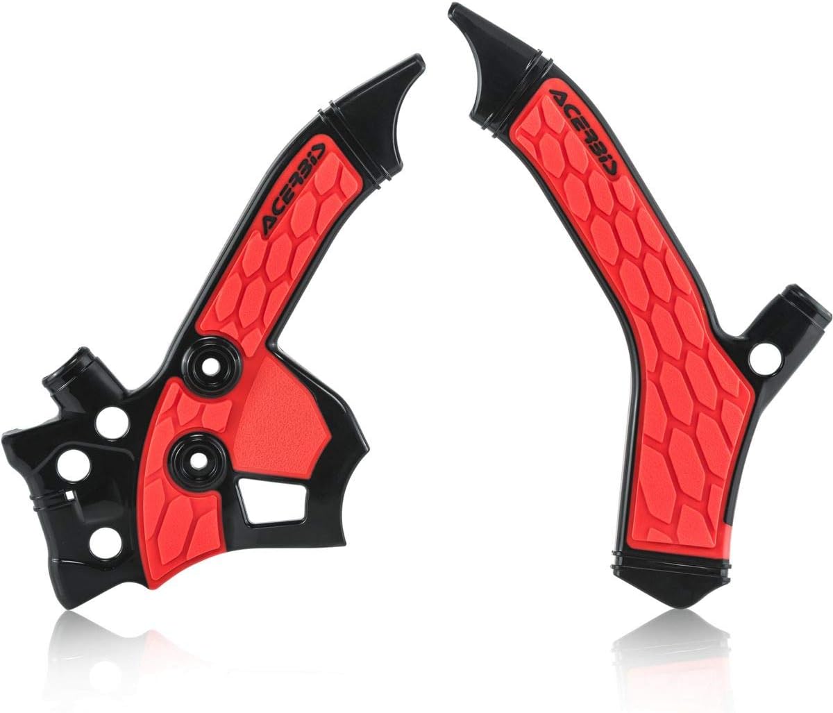 Acerbis X-Grip Frame Guard (BLACK/RED)