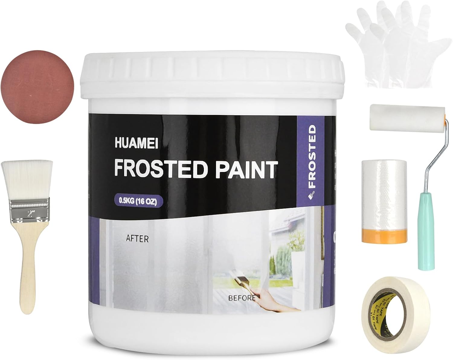 Frosted Glass Window Privacy Paint Translucent Water Based Acrylic