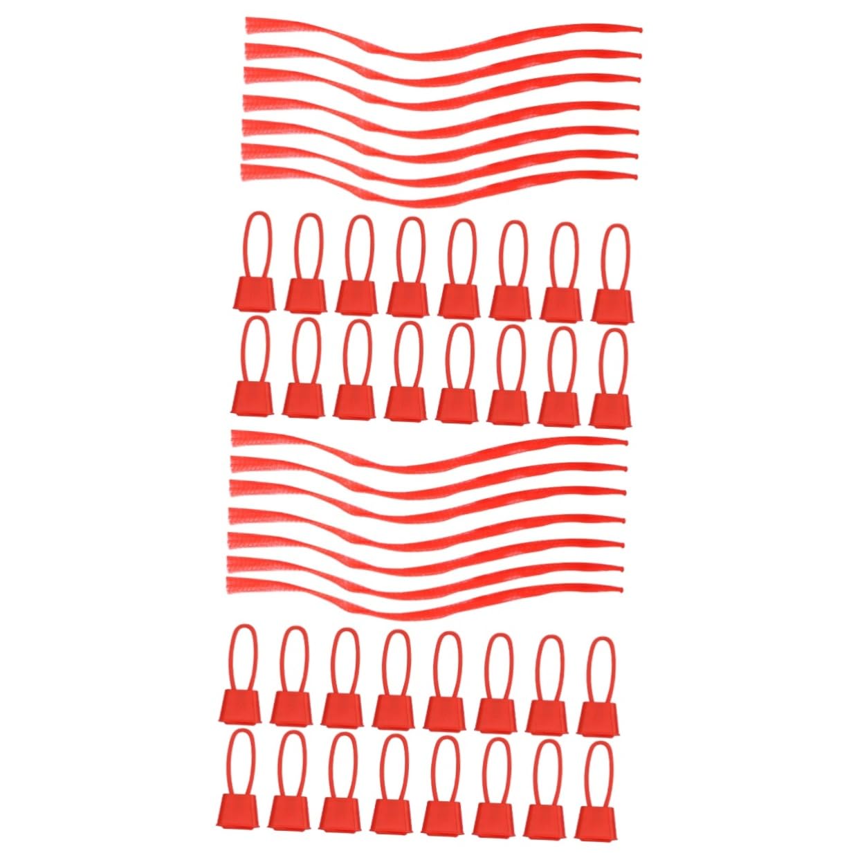 Alipis 100 Piezas Bolsa de Compras de Frutas Bolsas de de Malla Bolsas de Malla Neta de Frutas y Verduras Compras netas de plástico de Red Mesh Bag Rojo