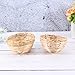 balacoo Handmade Bamboo Bird Nest with Hook Hanging Nest Box for Small Birds Cozy Shelter for Parrots Doves and Pigeons Natural Bamboo Material 3.93X3.93X2.36In