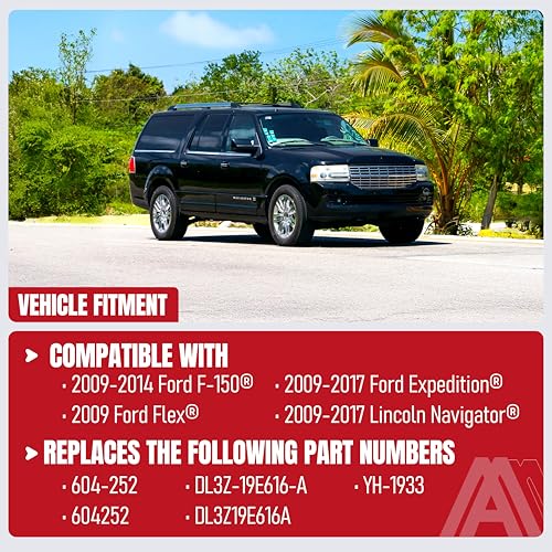 Image of HVAC Air Blend Door Actuator Replaces 604-252, YH1933, DL3Z-19E616-A, Compatible with Ford and Lincoln Vehicles - Flex 2009, F150 2009-2014, Expedition and Navigator 09-17 - Air Door Motor
