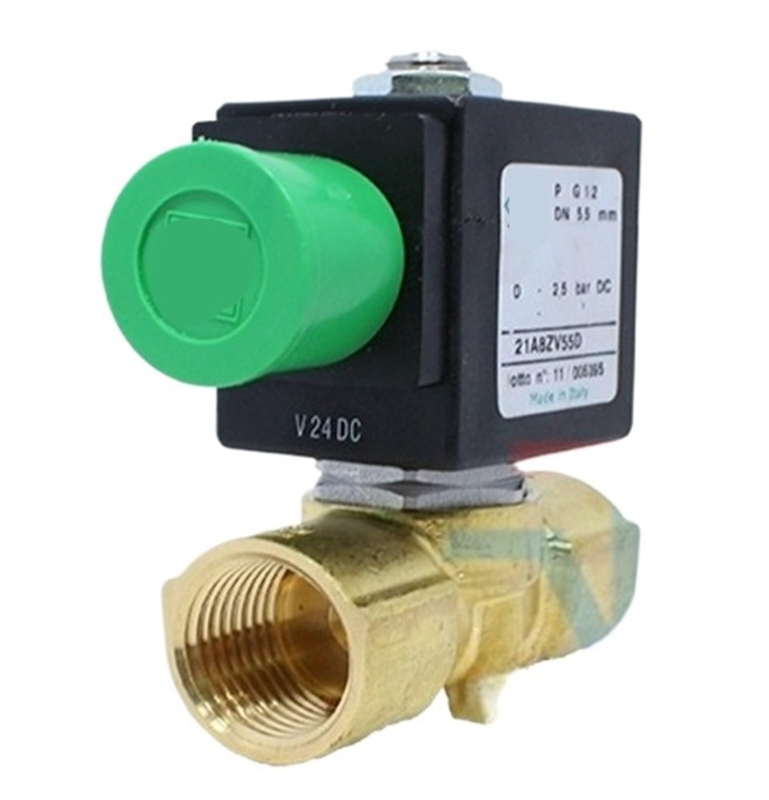 Électrovanne normalement ouverte 21a8zv55d DN15 électrovanne 24VDC 8W