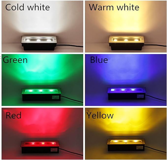 Generic Aisle Square Garden Villa Led-wandschijnwerper voor buiten, lange strook-ondergrond, IP67, waterdicht, trapverlichting voor landschapsverlichting photo 3