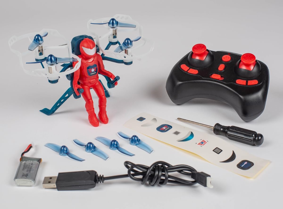 Amazon.com: Rage RC 4521 Jetpack Commander XL RTF Red : Toys & Games
