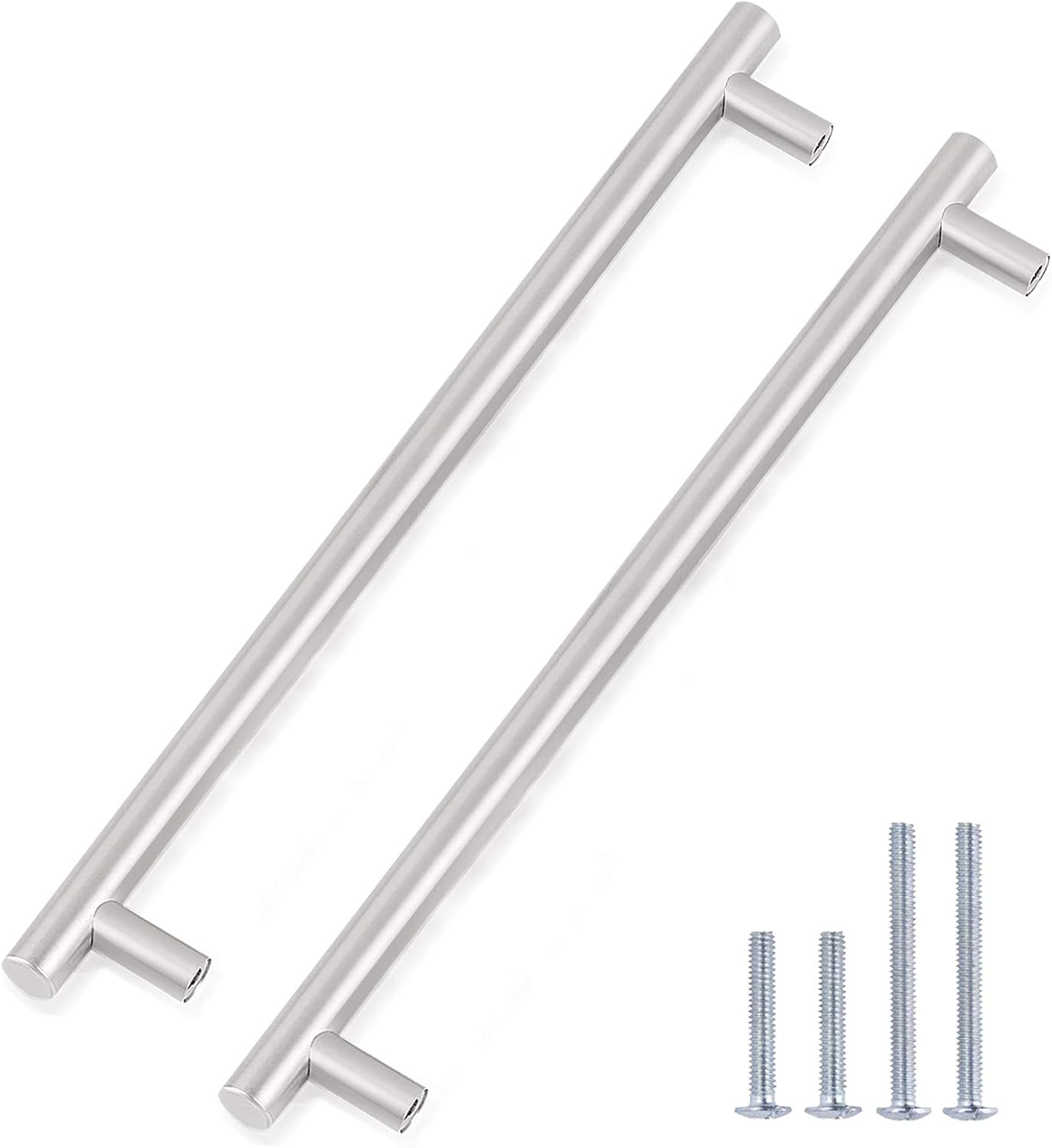 Pinson 10 Pack 288mm Hole Spacing Cupboard Handles Brushed Steel