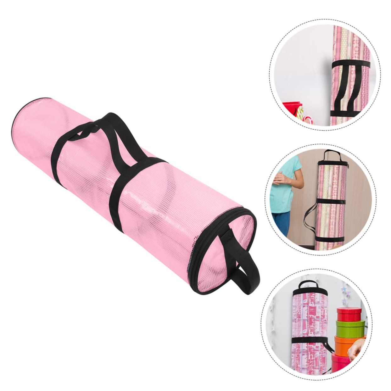 FRCOLOR 4Pcs Weihnachts-Aufbewahrungstasche bags weihnachtliche geschenktüten Weihnachtsaufbewahrung Reißverschlüsse Geschenkverpackungsbeutel Verpackungshalter Plastik