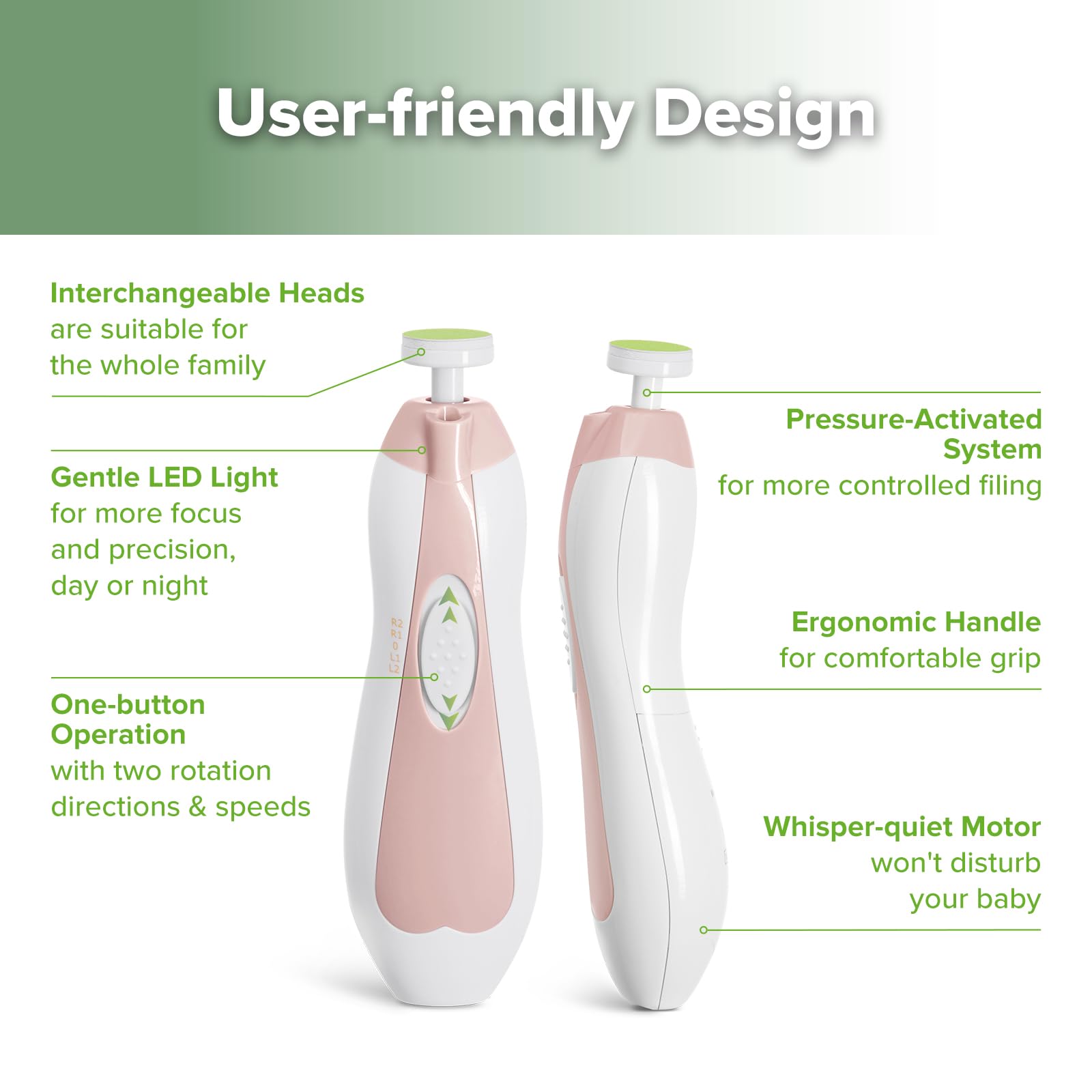 Haakaa Baby Nail Trimmer - Gentle Nail Filing -4