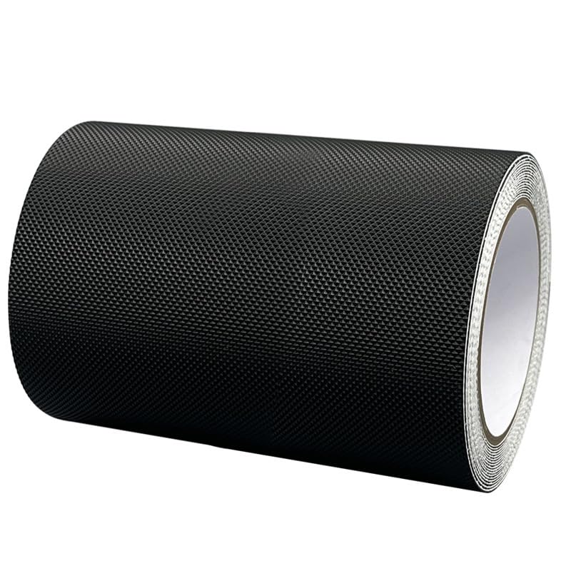 Rubber Grip Tape - Ultra Strong Sweat Absorbent Anti Slip Tape, with Textured Adhesive for Skateboard & Tennis Racket Grip, Handlebar Tape, Ground Grip & DIY Tools（6 Inch x 16.4 Ft）