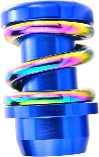 Abfer Pomo de palanca de cambios de aluminio para coche, manija de cambio manual para la mayoría de vehículos de transmisión automática MT, color