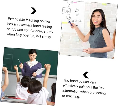 Miniatura 2 de Pluma Retráctil Lápices Mesa de Arena Oficina Pizarra blanca Lápices de mano Extensible para conferencias Pizarra blanca Stylus Multimedia Pantalla