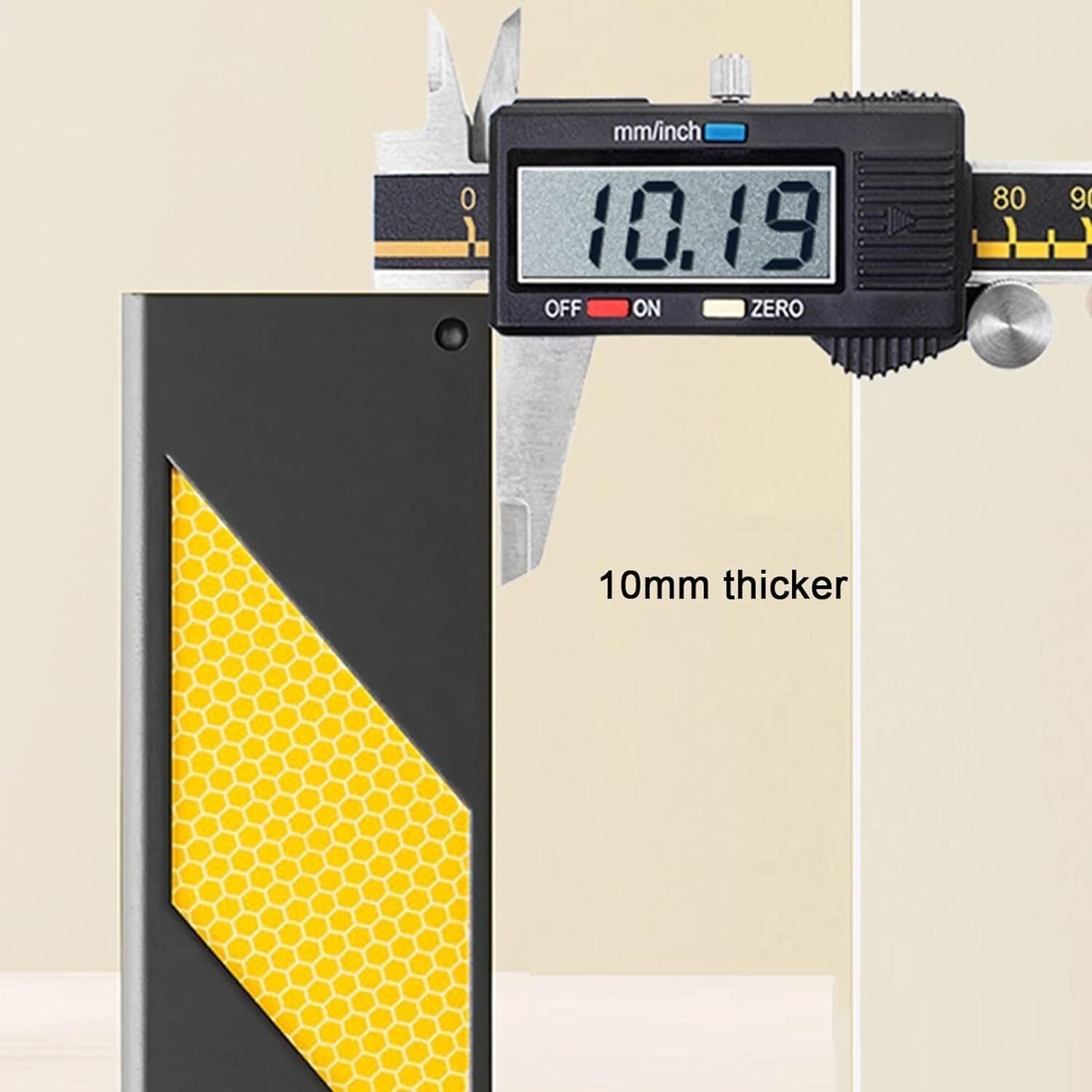 Garage Wall Protector Foam- Yellow and Black Color, Reflective Car Parking Bumper, Column Corner Guard, for Parking Aid,Yellow,1Pcs,120Cm