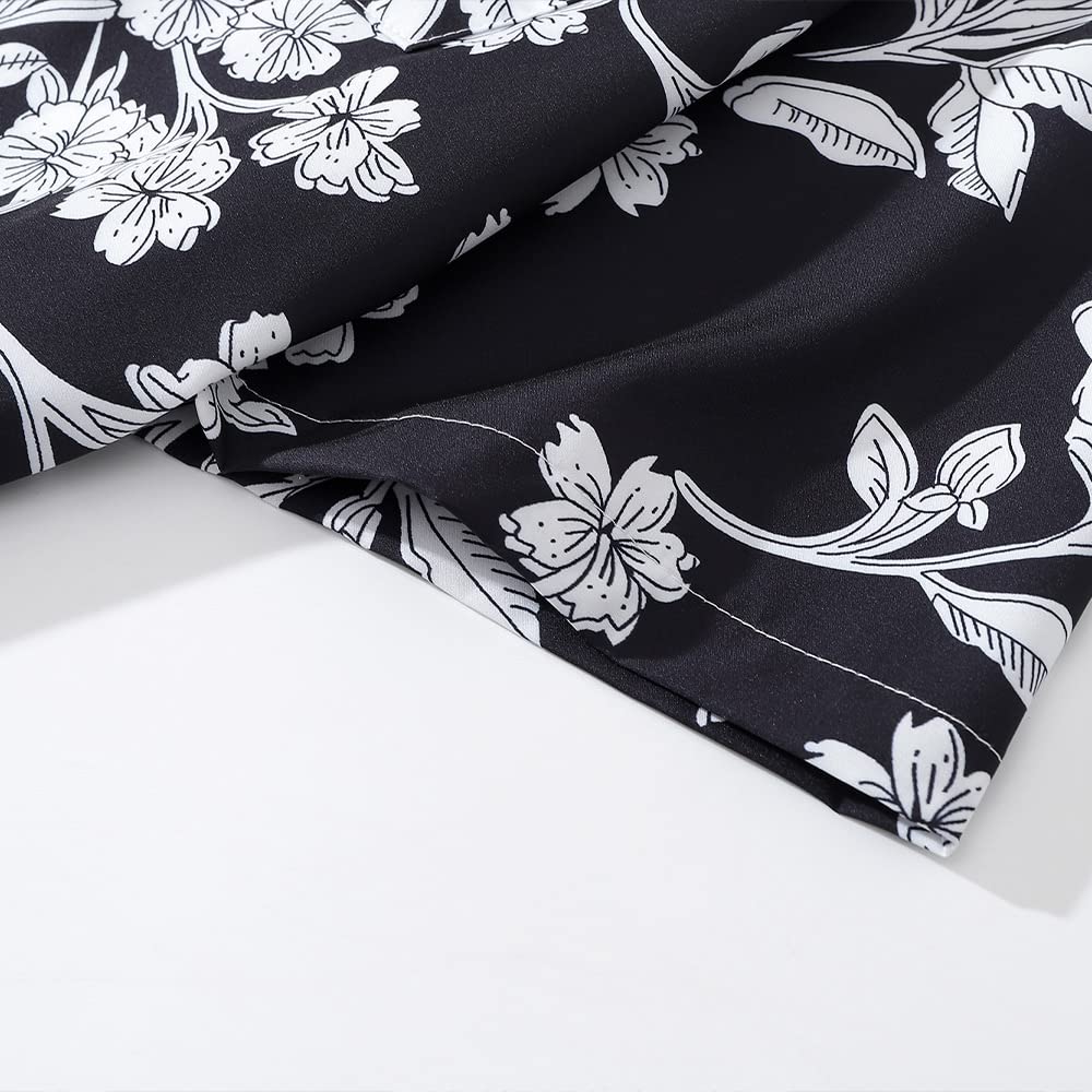 Camicia hawaiana da uomo con fiori da spiaggia estiva Harajuku High Street Casual Cool Thin Top