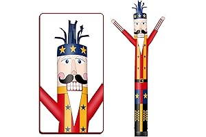 6FT Tall Nutcracker Inflatable Tube Man