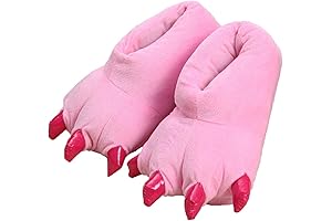 Winter Plush Pink Stitch Slippers for Women Men Boys Girls Home Cozy Indoor Cosplay