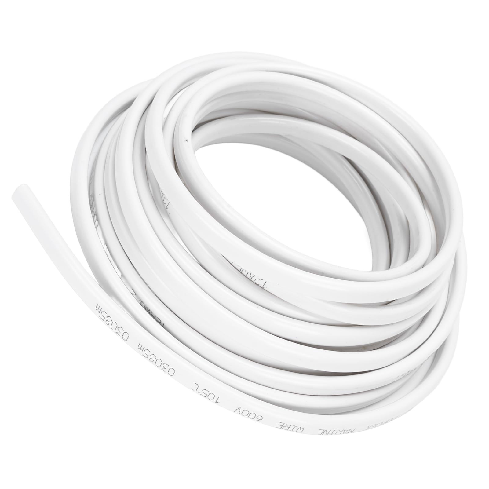Alomejor Kabel Elektryczny o średnicy 12 Mm Przeznaczony do Izolowanego Przewodu Linkowego do Użytku Morskiego RV Jachty Kabel Elektryczny o Dużej Wytrzymałości 30 Stóp