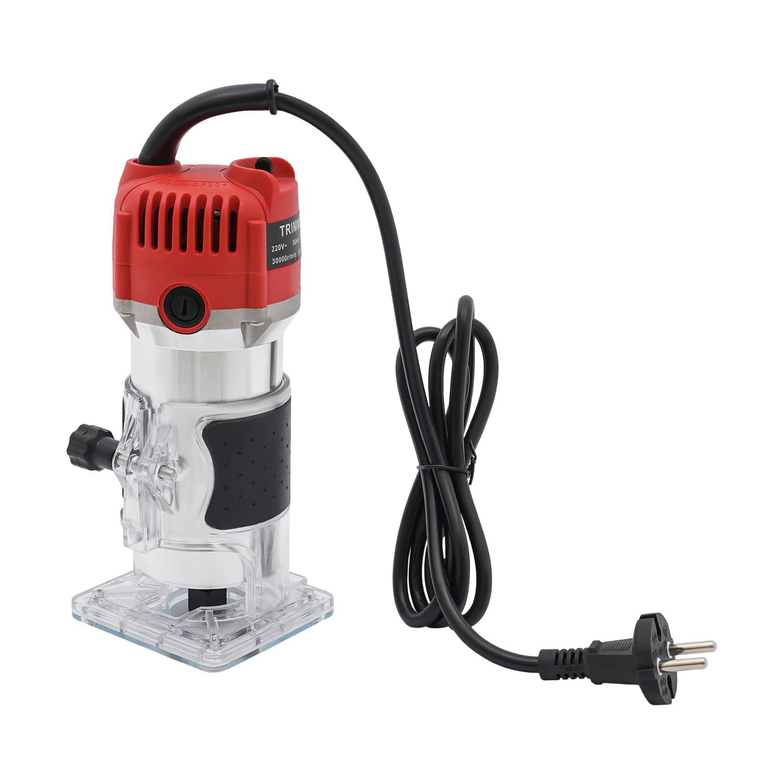 Fresa superiore 6,35 mm, fresa per legno, fresatrice per legno, fresatrice per legno, fresatrice per legno, fresatrice a mano in legno, fresatrice per bordi 220 V, 800 W