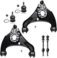 Vista 26 de Detroit Axle - Kit de brazos de control delantero RWD para Mercedes-Benz E320 E420 E430 E55 AMG, 2 brazos de control inferiores, 2 brazos de control