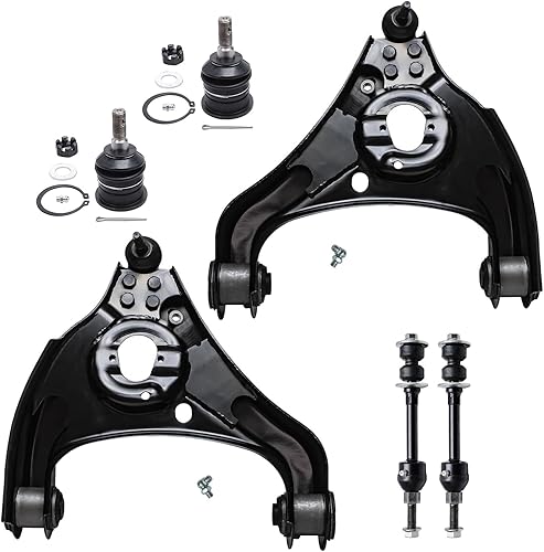 Miniatura 25 de Detroit Axle - Kit de brazos de control delanteros de 6 piezas para Hyundai Accent Kia Rio Rio5 06-10 2006 2007 2008 2009 2010 2011, 2 brazos de