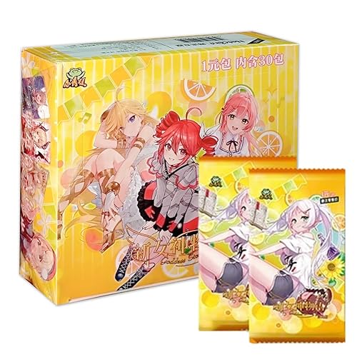 KUPAIDE Goddess Story 1YUAN Series, FuGuang 1 Box, Waifu Girl Card TCG CCG Collection Anime Cards (NS1-14) - Ns 1-14