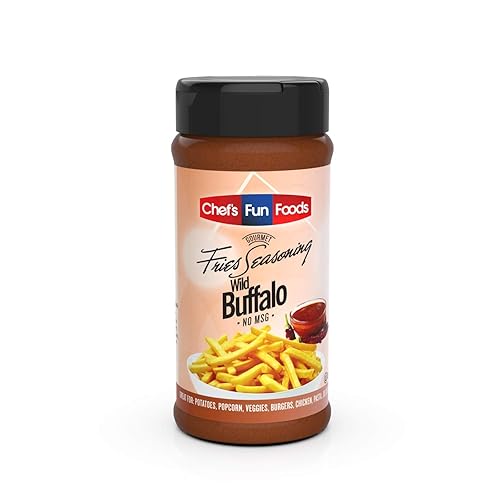 Gourmet Fries Seasonings Botella, búfalo salvaje, 8 onzas