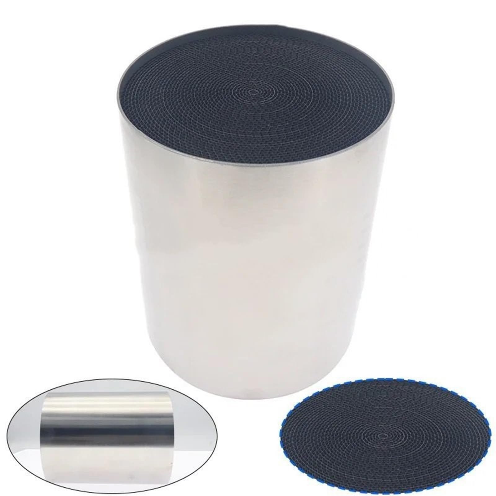 katalizator akcesoria Katalizator filtr 110X100mm EURO 1 200 Psi Wysokoprzepływowy metalowy katalizator wydechowy Filtr katalizatora o strukturze plastra miodu Rura samochodowa