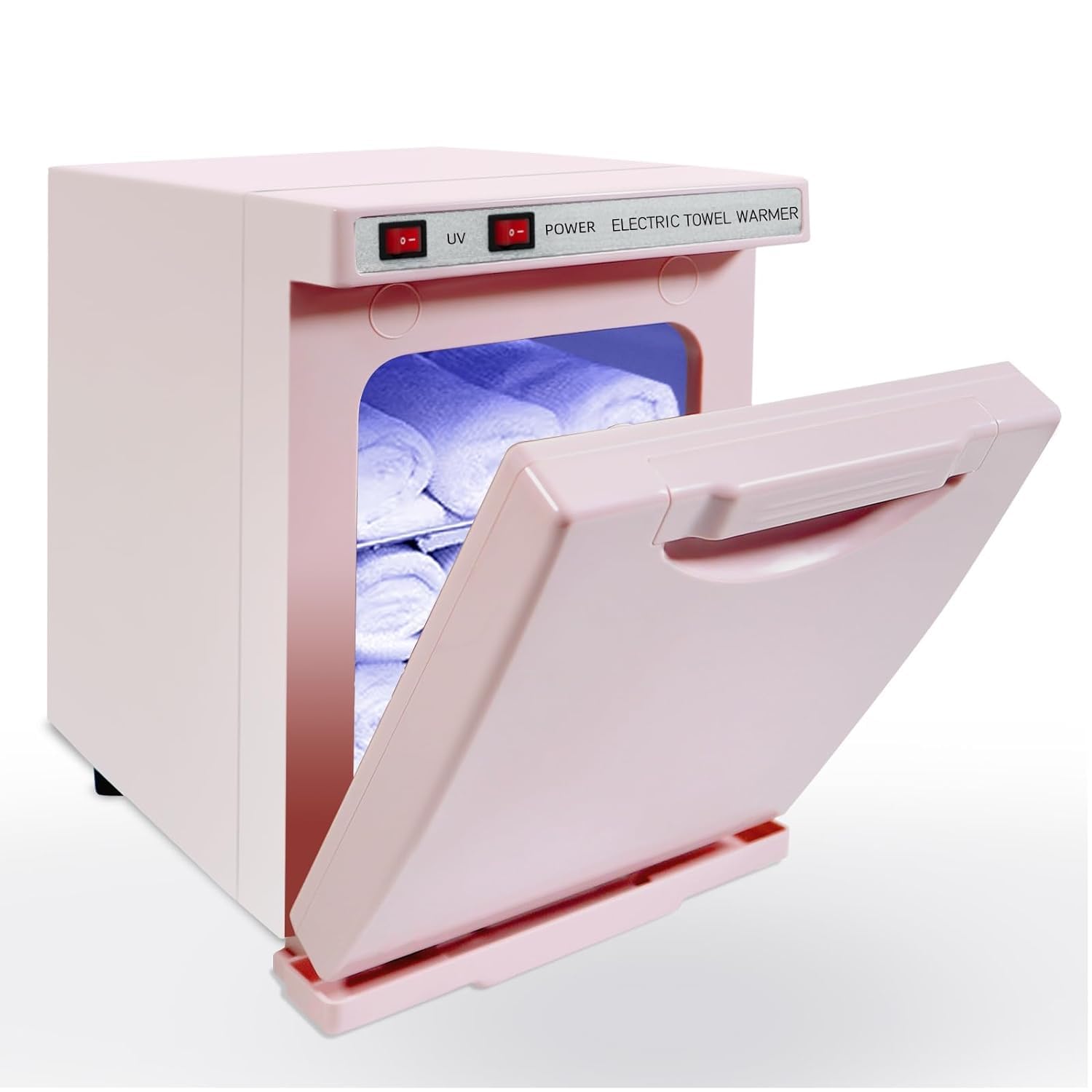 Towel Warmer, 5L Thermostatic Towel Heater, 2-in-1 Professional Mini Pink Towel Warmer, Beauty Salon and Spa Towel Warmers for Facial.(No Towel)