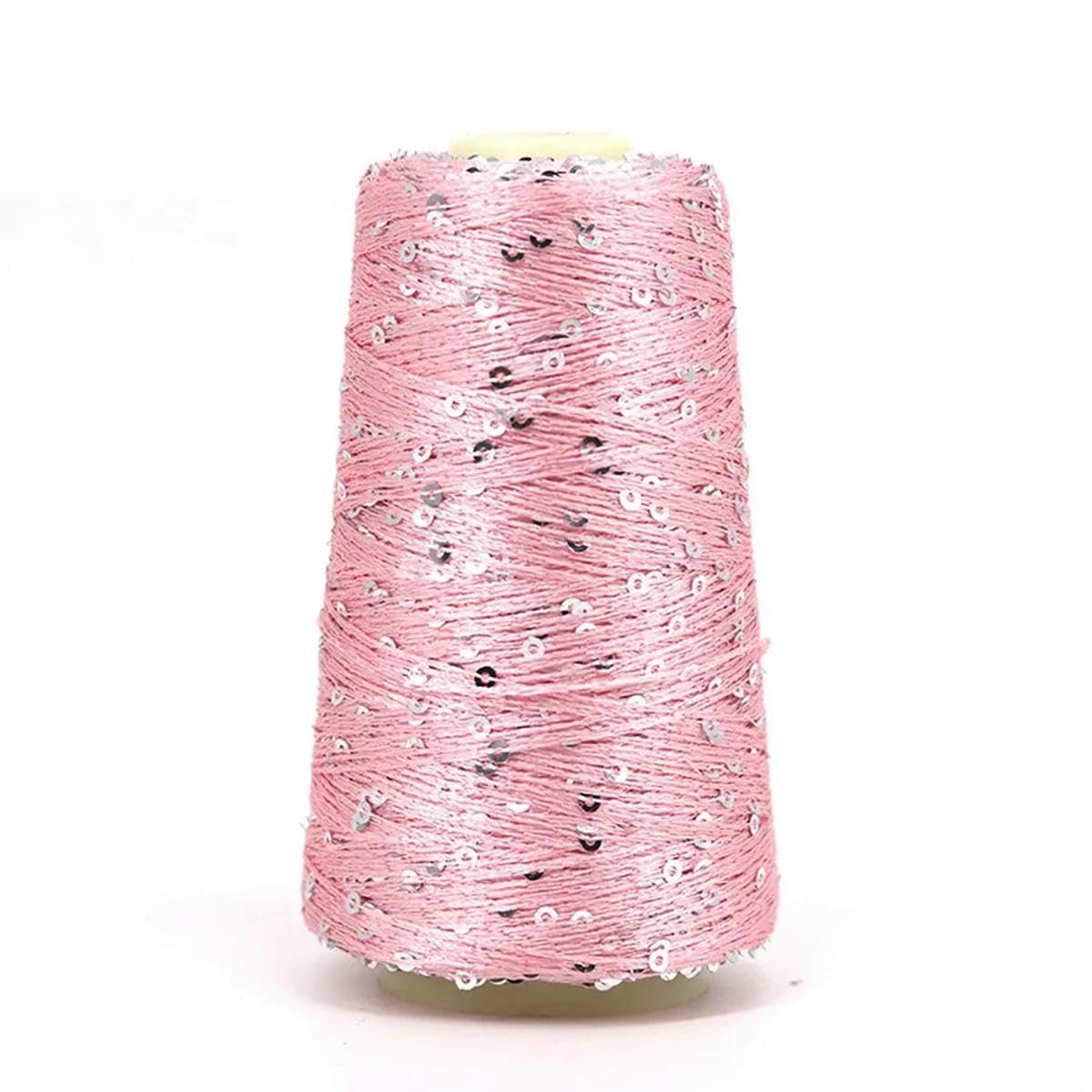 Zestaw 5 motków bawełnianych włóczek brokatowych, 250 g, 140 m, do robienia na drutach, dla lalek, akcesoriów DIY, szydełka, 50 g
