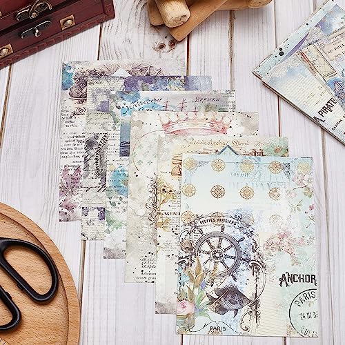 GORGECRAFT 100 Sheets Sea Animals Pattern Paper 50 Styles 14x10cm Ocean Theme Decorative Craft Paper Scrapbook Paper Pad Cardstock for DIY Origami Crafts Card Making Scrapbooking Gift Wrapping Decor - Image 3
