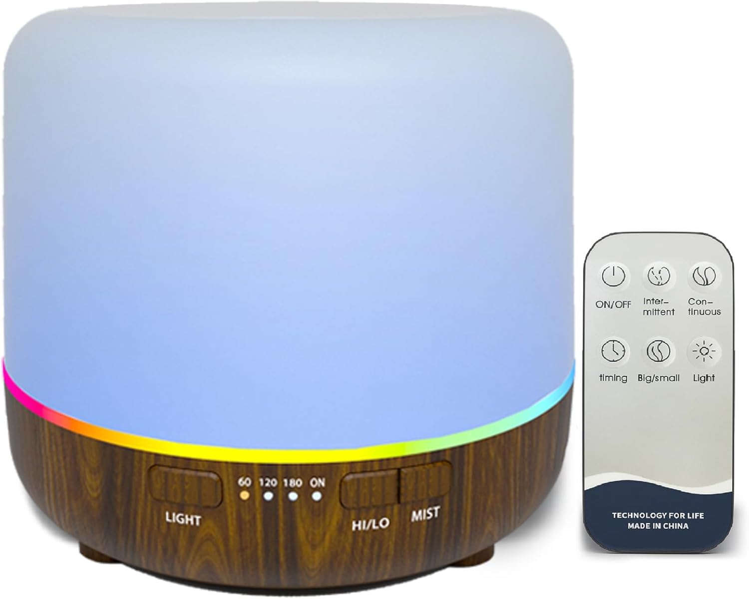 Amazon.com: Mini Aroma Essential Oil Diffuser 200 ML Ultrasonic Cool ...