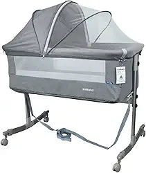 Berço Moisés Co-bed Cinza Com Mosquiteiro KaBaby