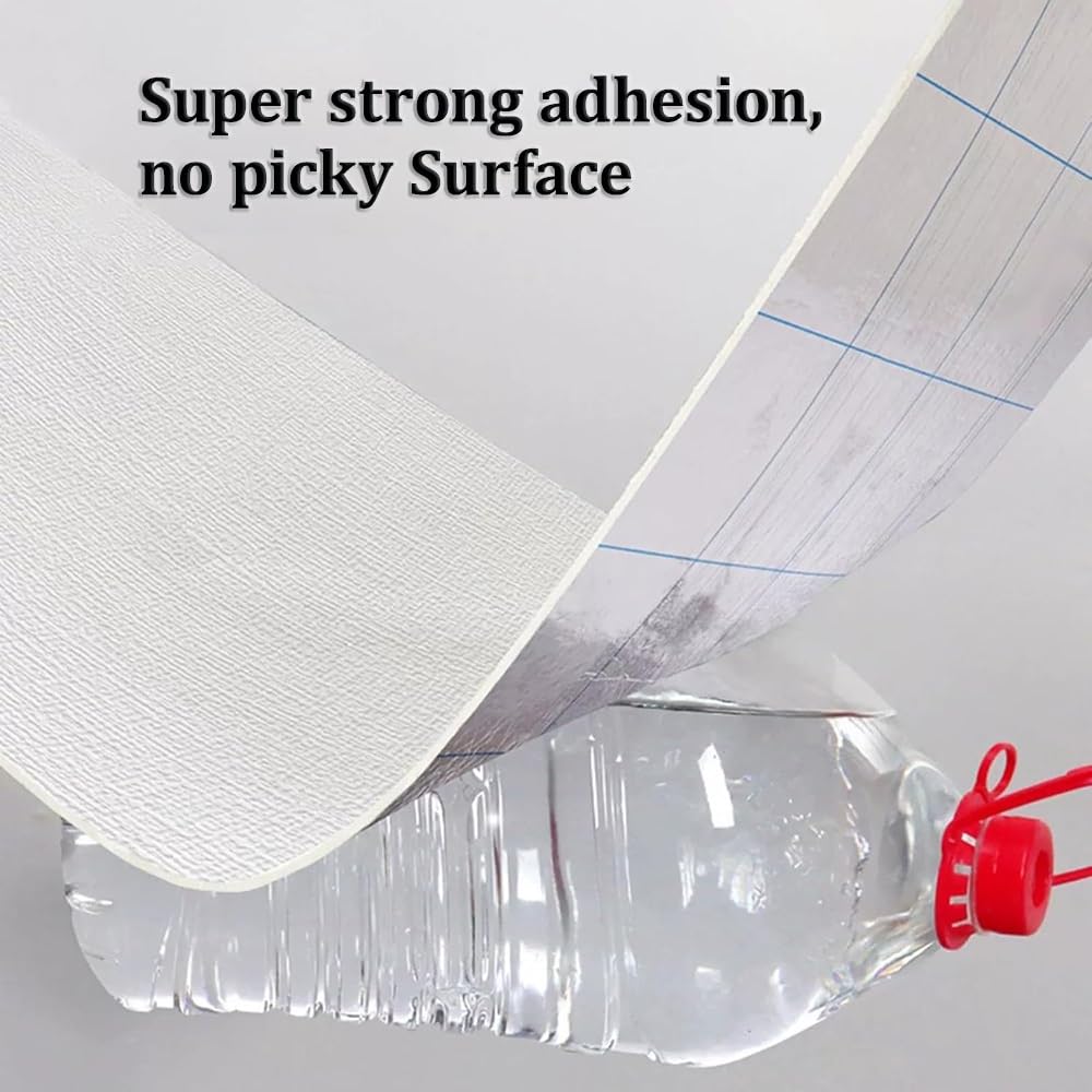 WYWY Paneles de Techo Autoadhesivos de Poliestireno - Resistentes a Grietas y Fáciles de Cortar, para Baño, Cocina y Hogar(White,50x10m)